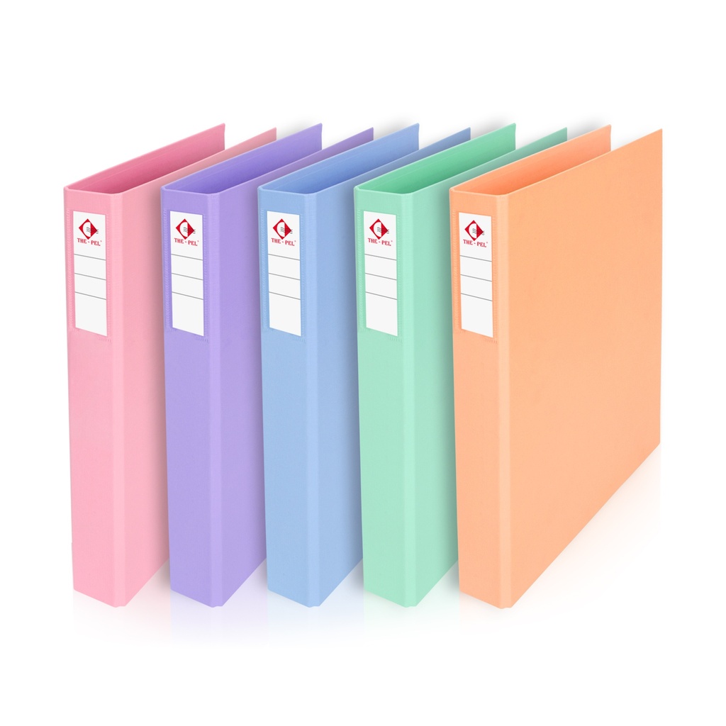 THE PEL CARPETA PVC PASTEL A4 2X40mm x2u